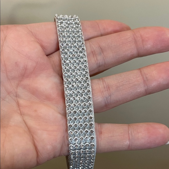 Starlet | Silver Rhinestone Mini Bag - Picture 10 of 13